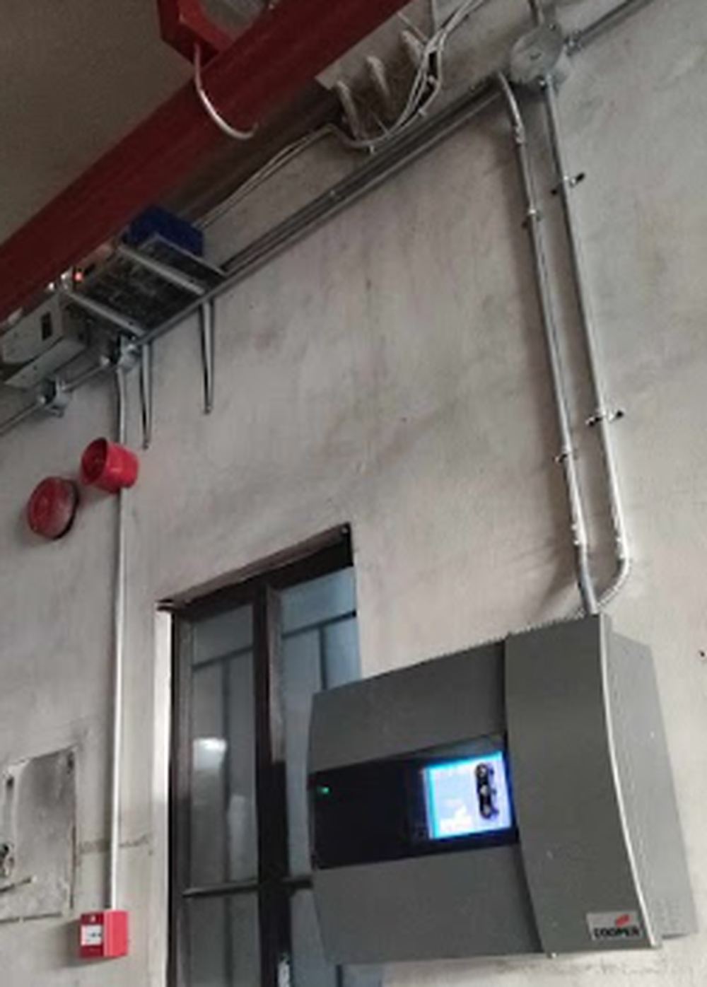 Access control panel installation