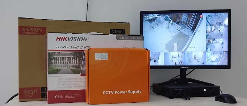 CCTV equipment staged for deployment