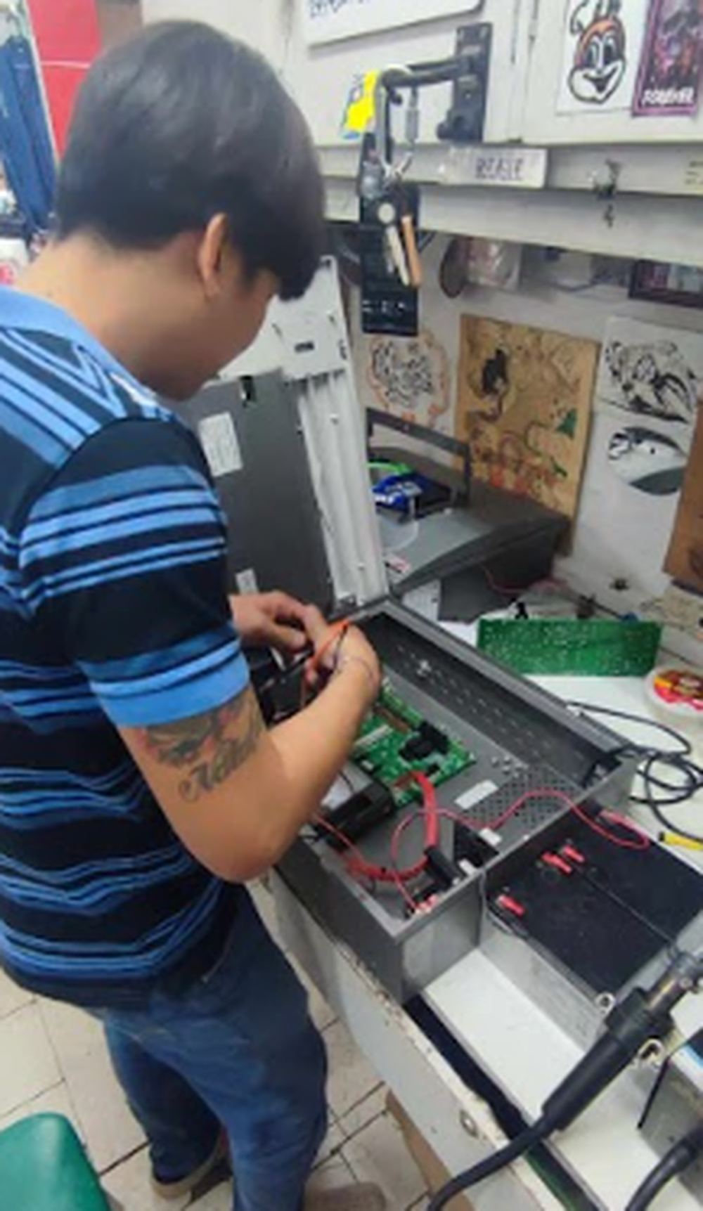 Control panel programming & testing