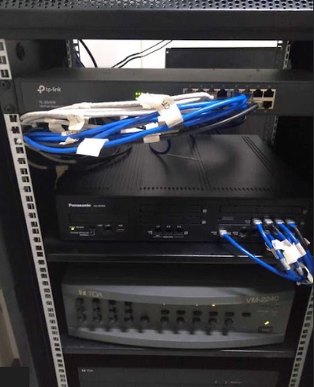 Structured cabling & network rack setup