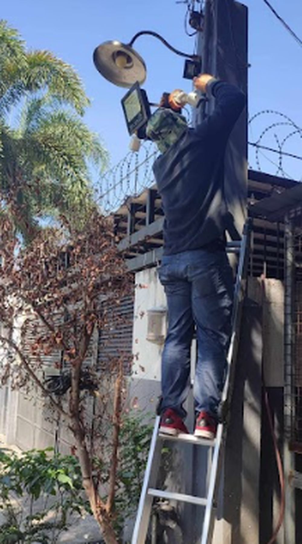 Rooftop camera installation